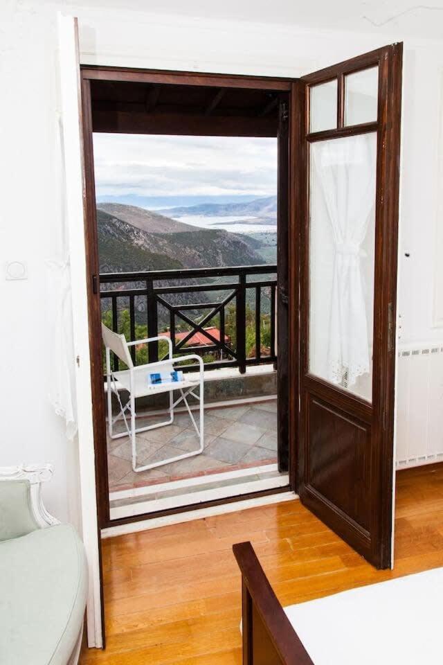Apollon Stone Villa In Delphi With Breathtaking Views Esterno foto