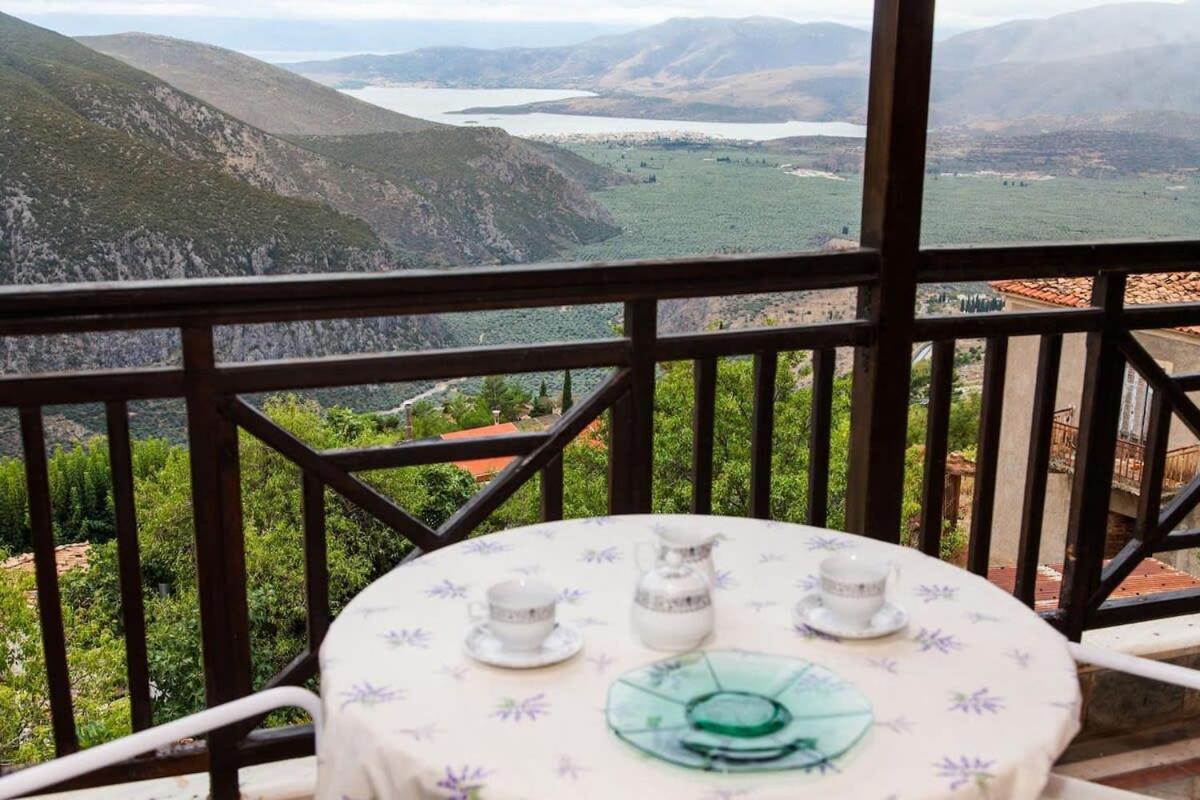Apollon Stone Villa In Delphi With Breathtaking Views Esterno foto